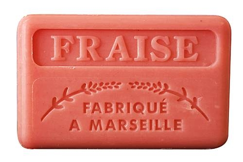 FOUFOUR Mydło marsylskie 125g truskawka